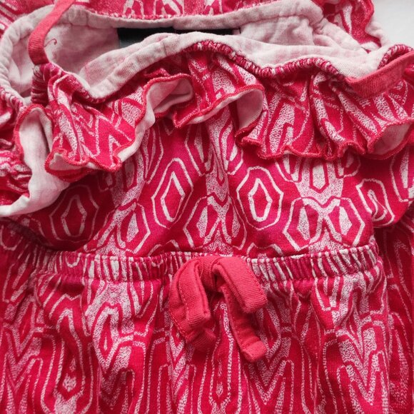 Hurley summer dress women youth size S (6) red lightweight open shoulders straps - Picture 9 of 12